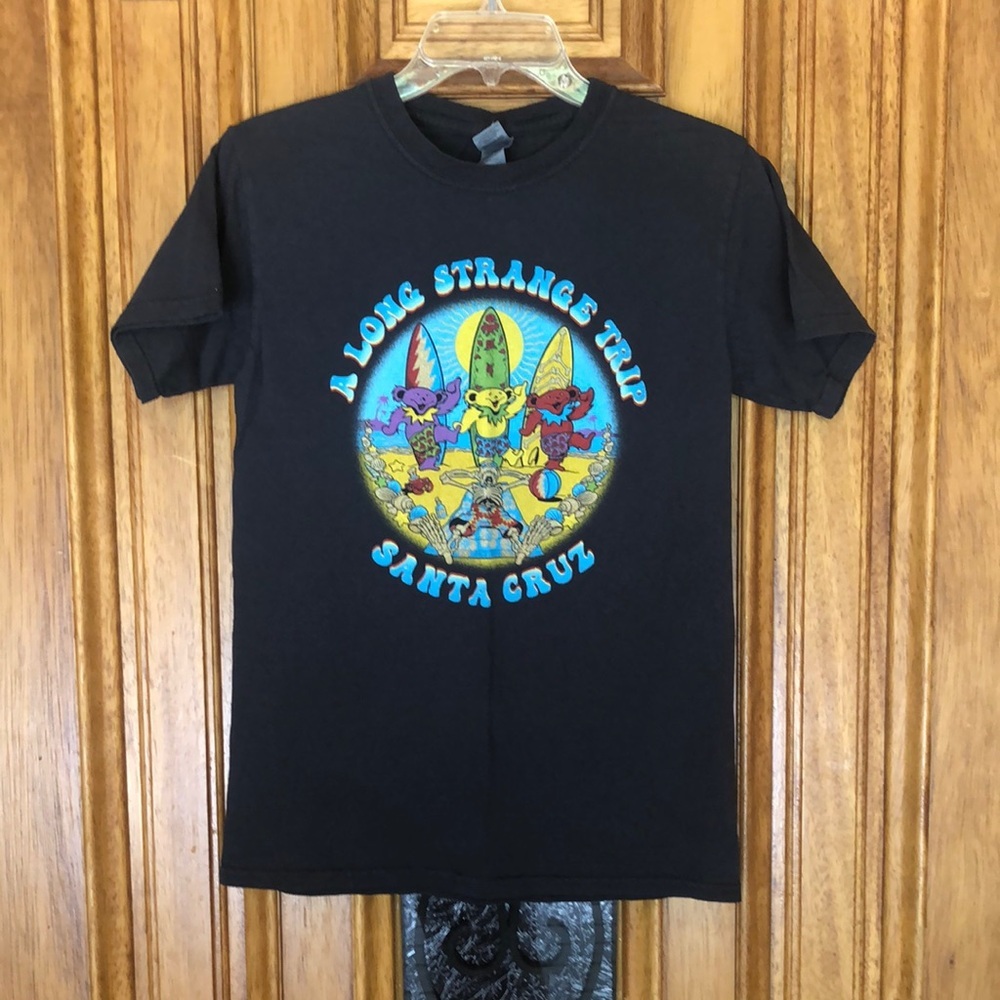 Grateful Dead Santa Cruz Dancing Bears Graphic T-Shirt Top